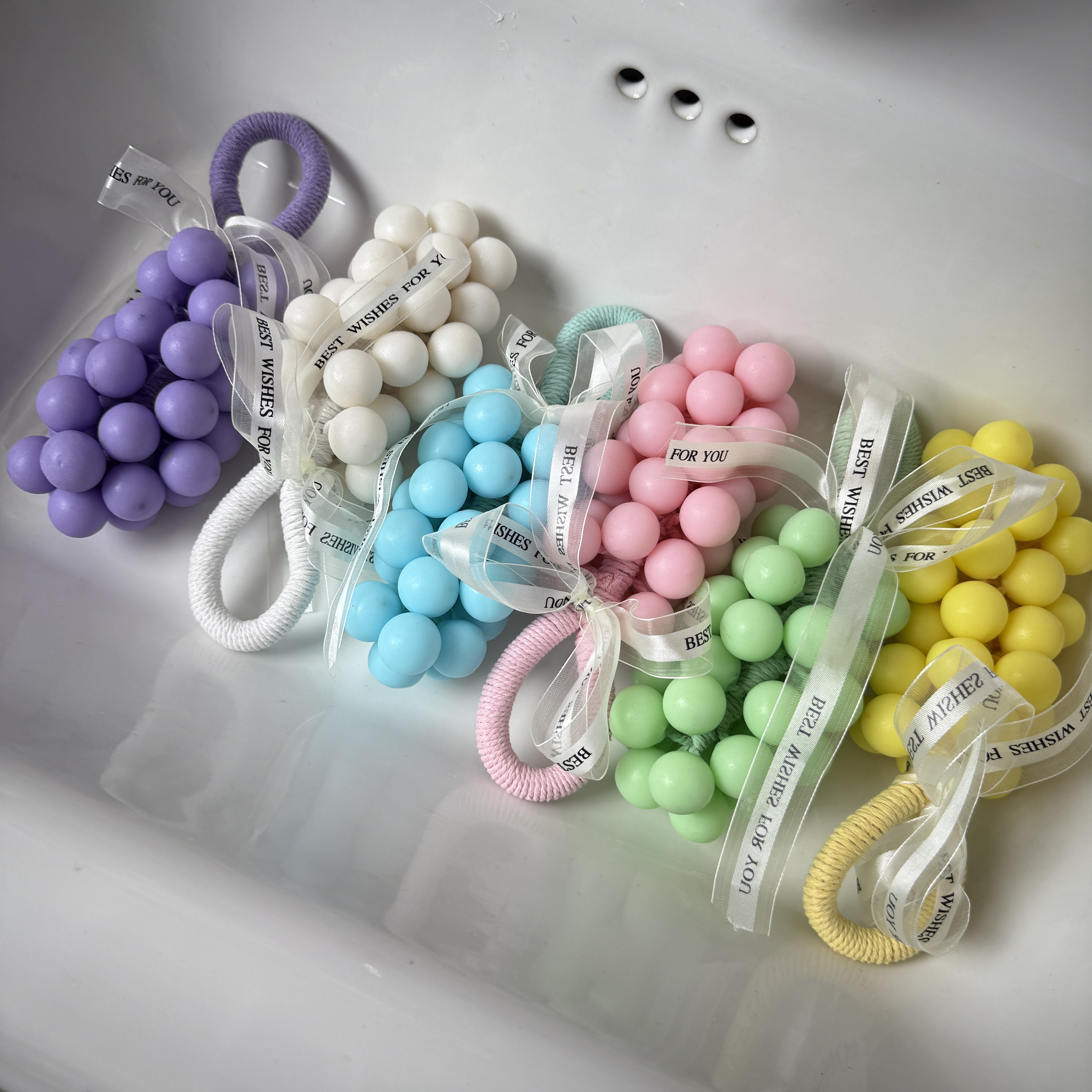 创意马卡龙葡萄香皂可当家居装饰伴手礼还能洗手的手工皂礼盒装