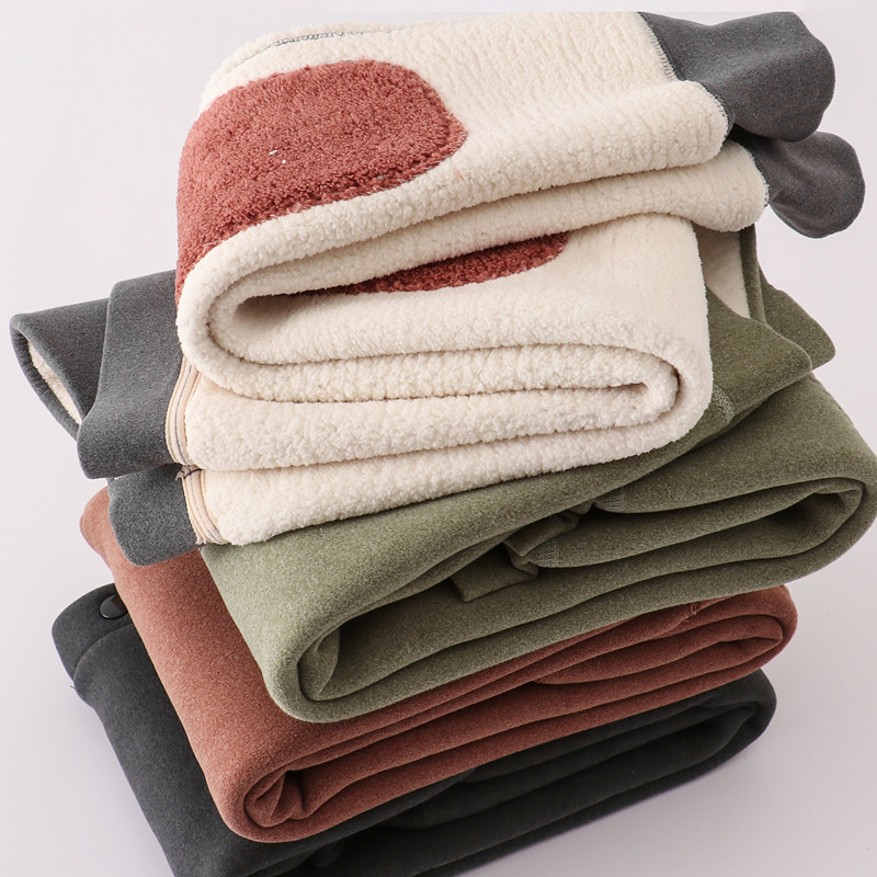 男童女童保暖裤加绒加厚打底裤儿童护膝内穿棉裤秋冬宝宝绒裤秋裤