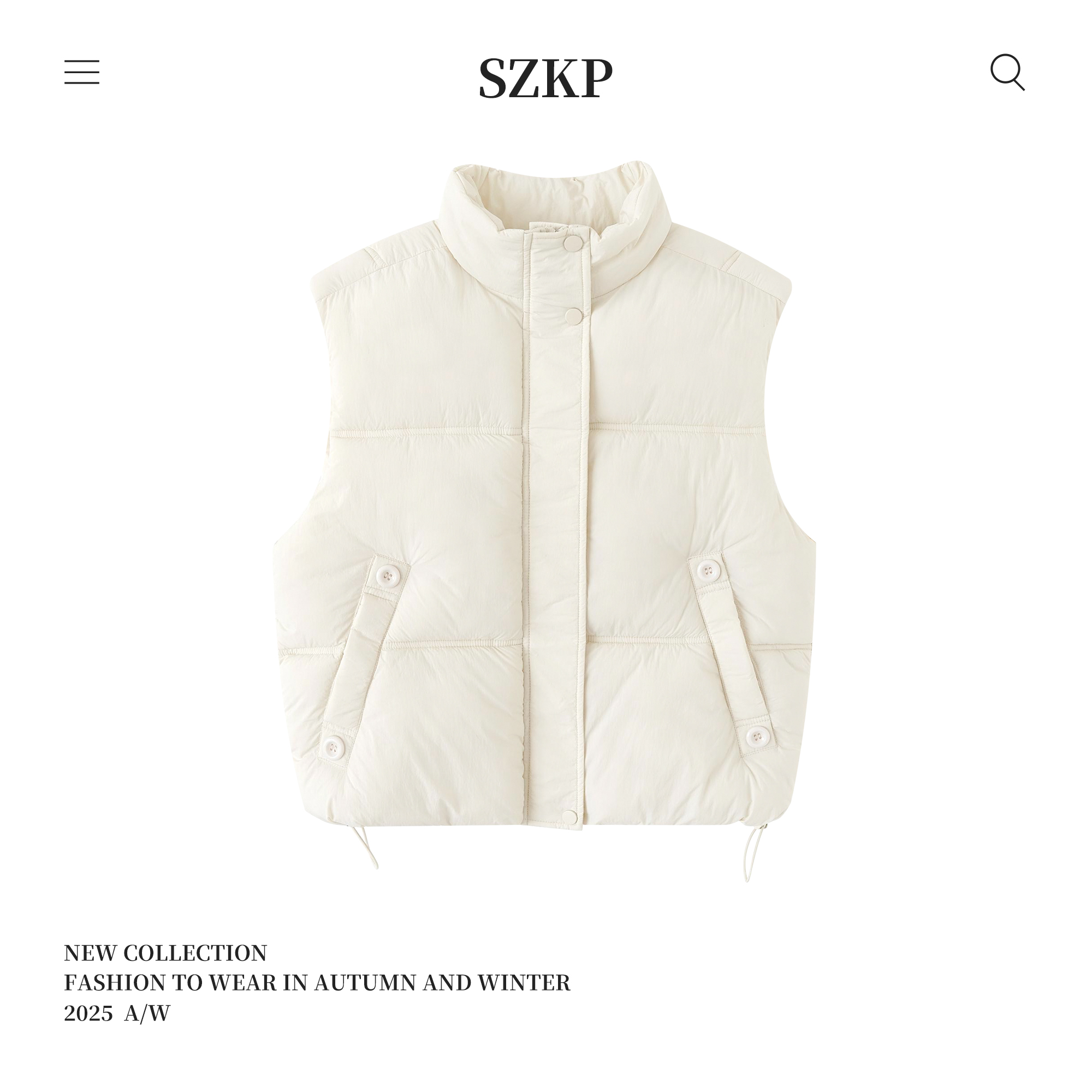 SZKP冬季新款女童洋气背心外套中大童休闲百搭儿童马甲BGYD552763