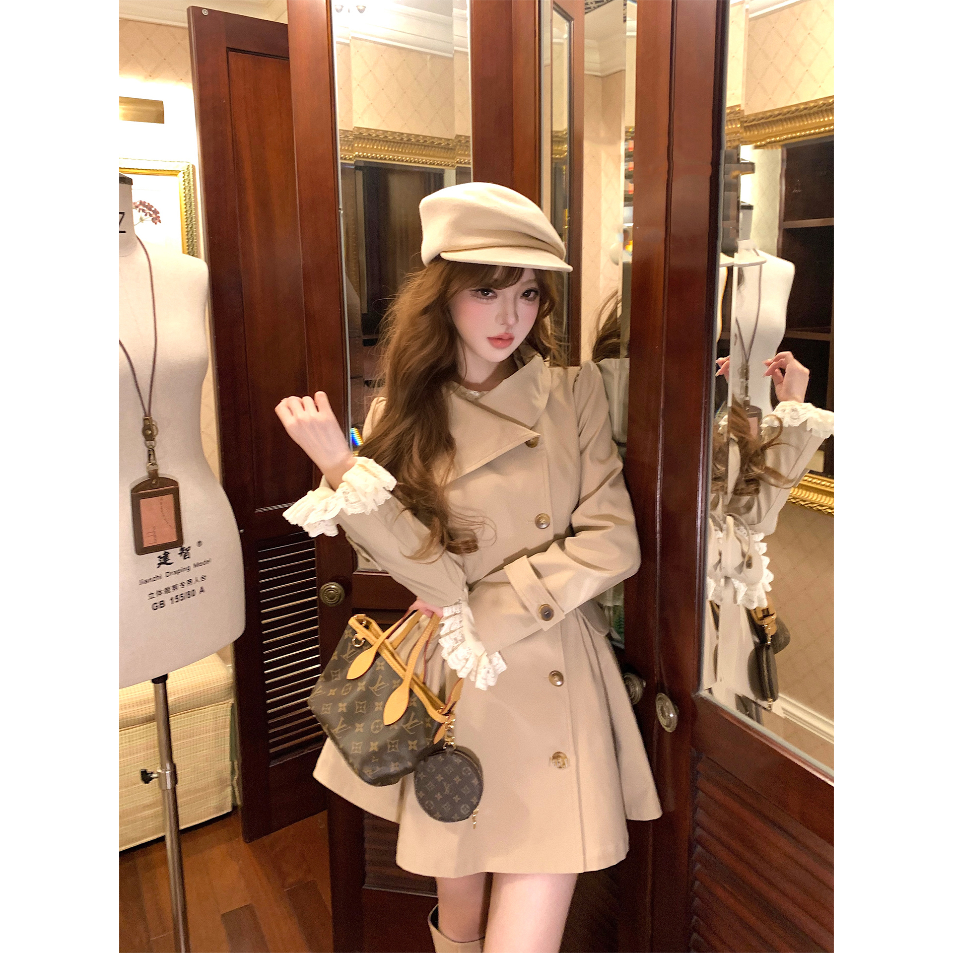 老钱风时髦高端设计感风衣女2025年早秋季新款法式洋气减龄外套潮