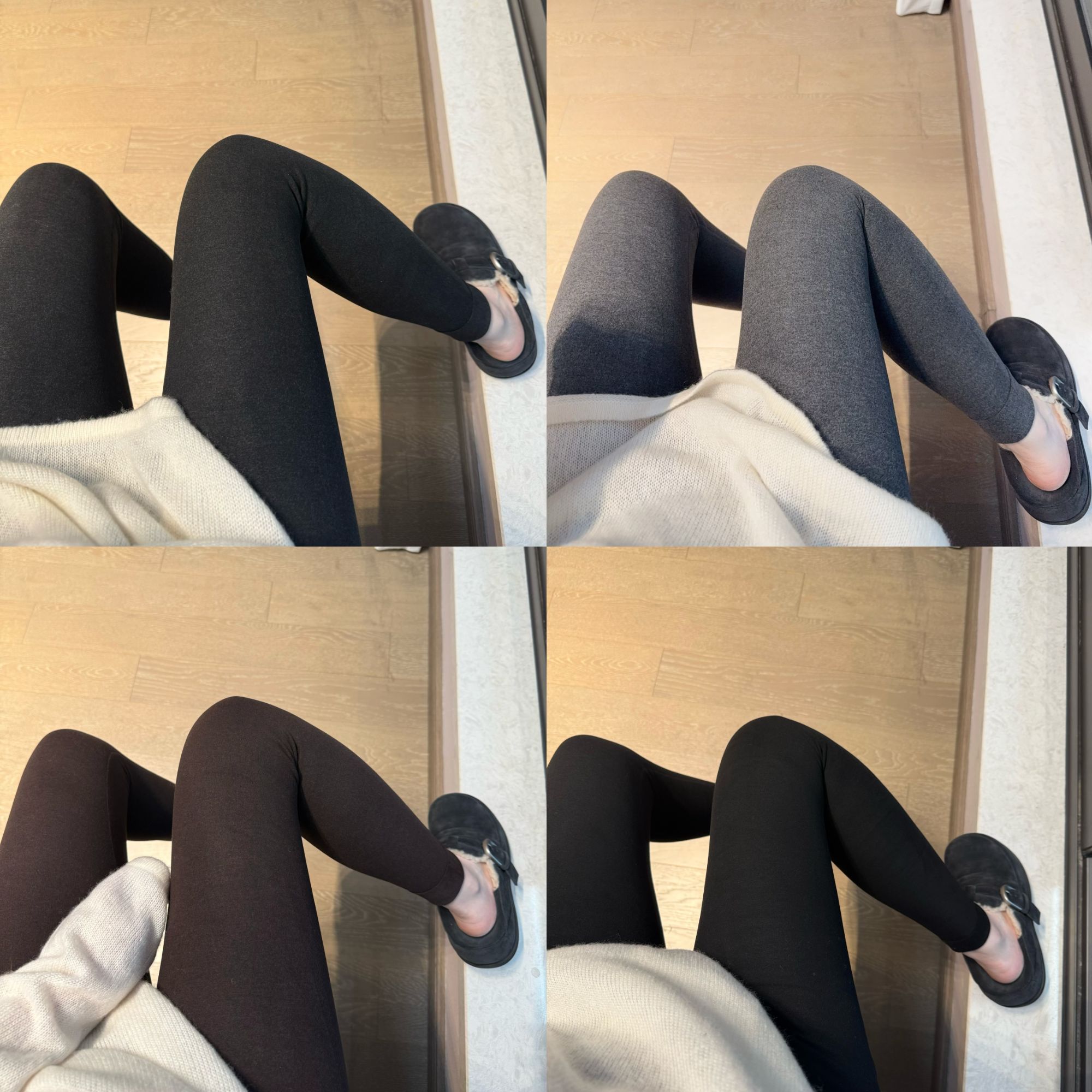 【DAABAE.GOOD】定制秋冬打底袜不掉当弹力巨好高端高腰澳绒热皮裤