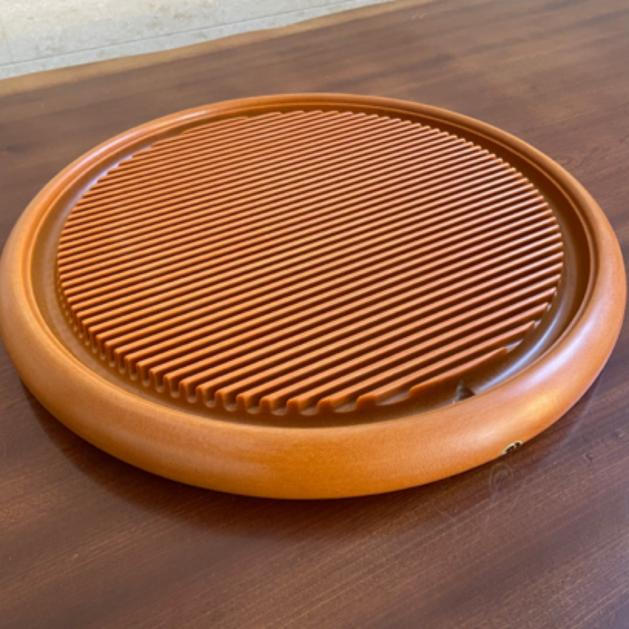 金茧匠黄金色高密度经典圆盘款家用电木茶盘泡台沥水干泡顺丰包邮