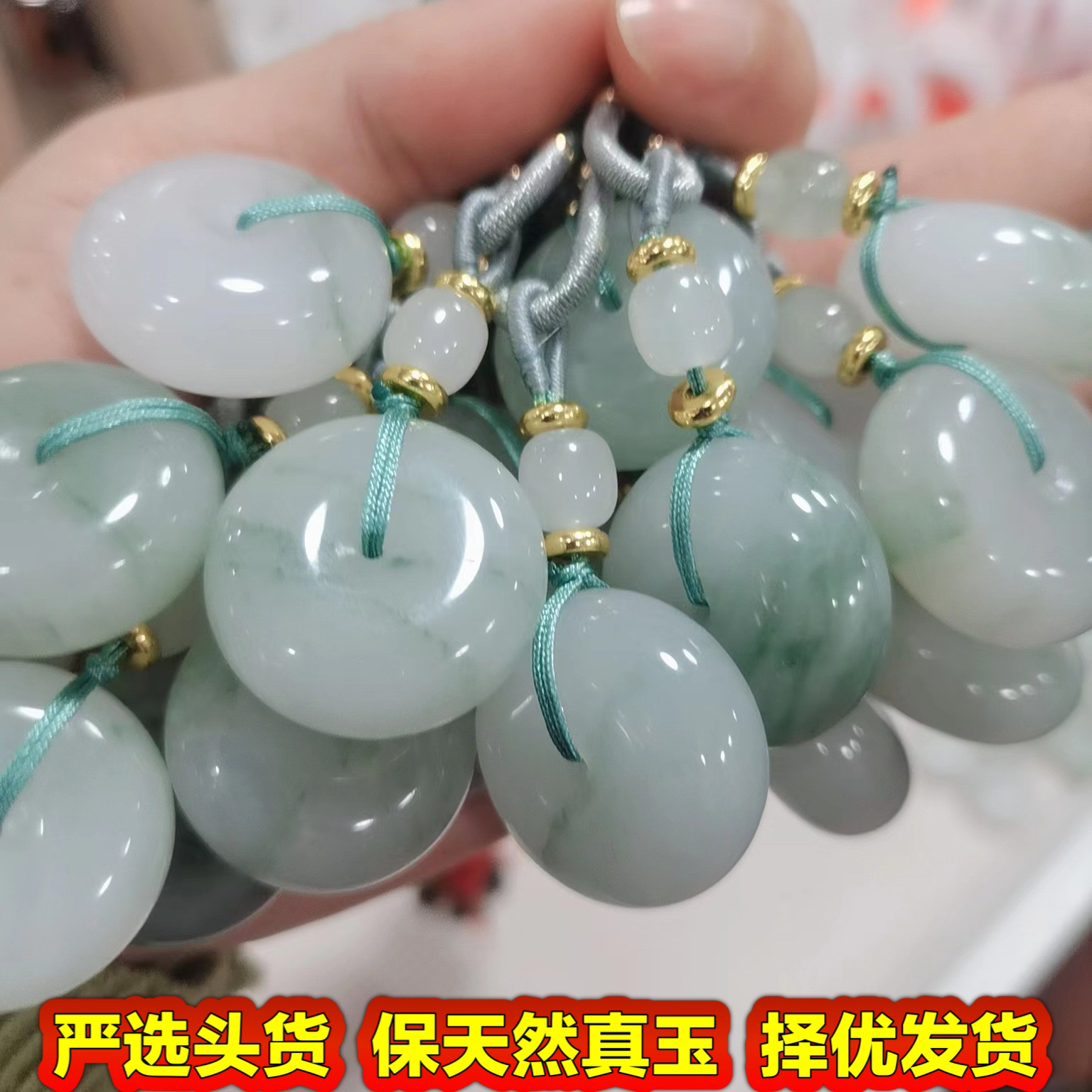 假一赔十天然玉石天山翠平安扣吊坠项链挂件配饰时尚颈饰多样性