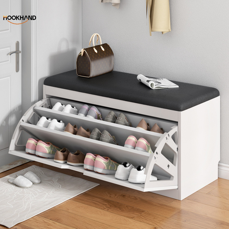 翻斗换鞋凳入户可坐鞋柜凳一体门口家用长条凳玄关鞋架进门穿鞋凳
