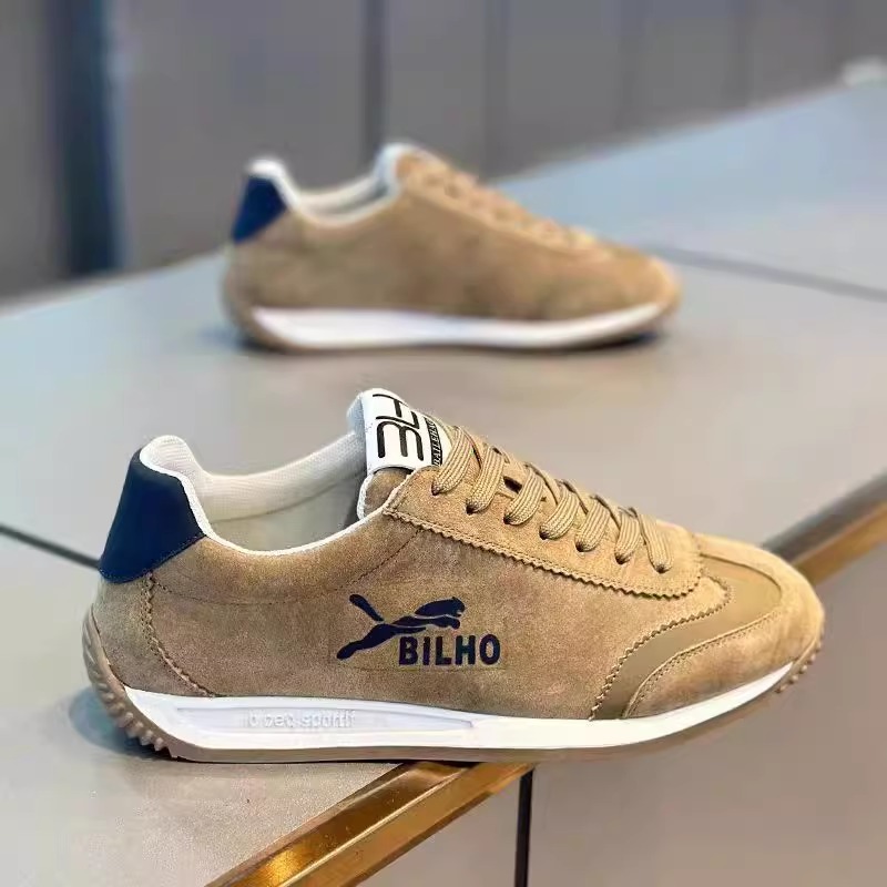 潮牌男鞋2025秋季新款低帮透气阿甘鞋男士百搭运动板鞋软底休闲鞋