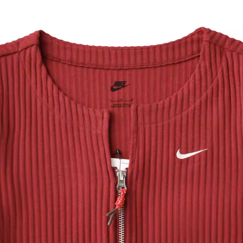 Nike/耐克女款AS W NSW NK CHLL KNT RIB FZ毛线开衫HV8459-677