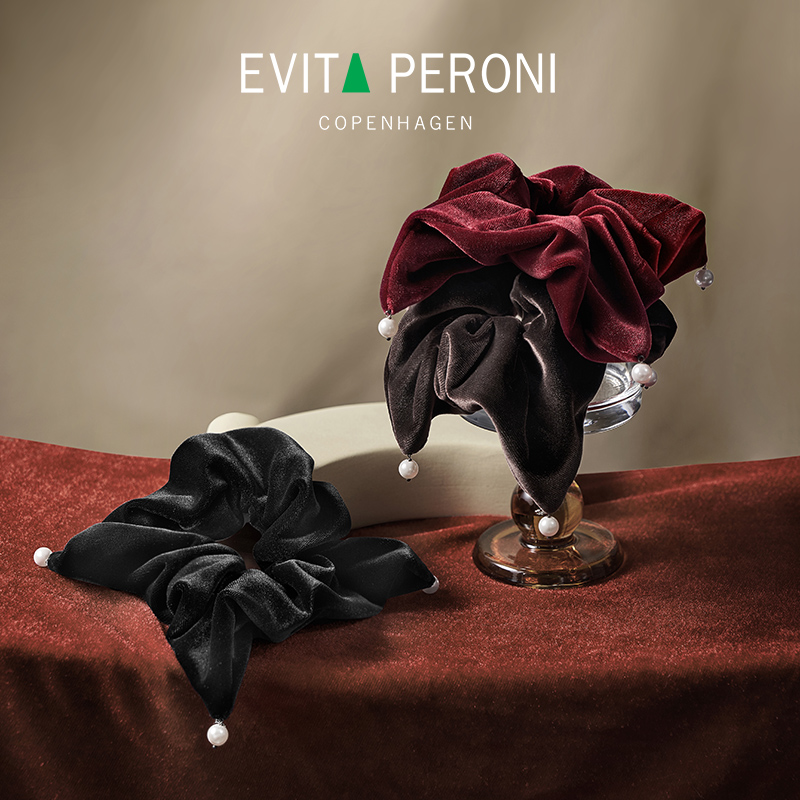 Evita Peroni/依慧达摇曳情绪丝绒发圈高品质头绳洋气发绳DB2