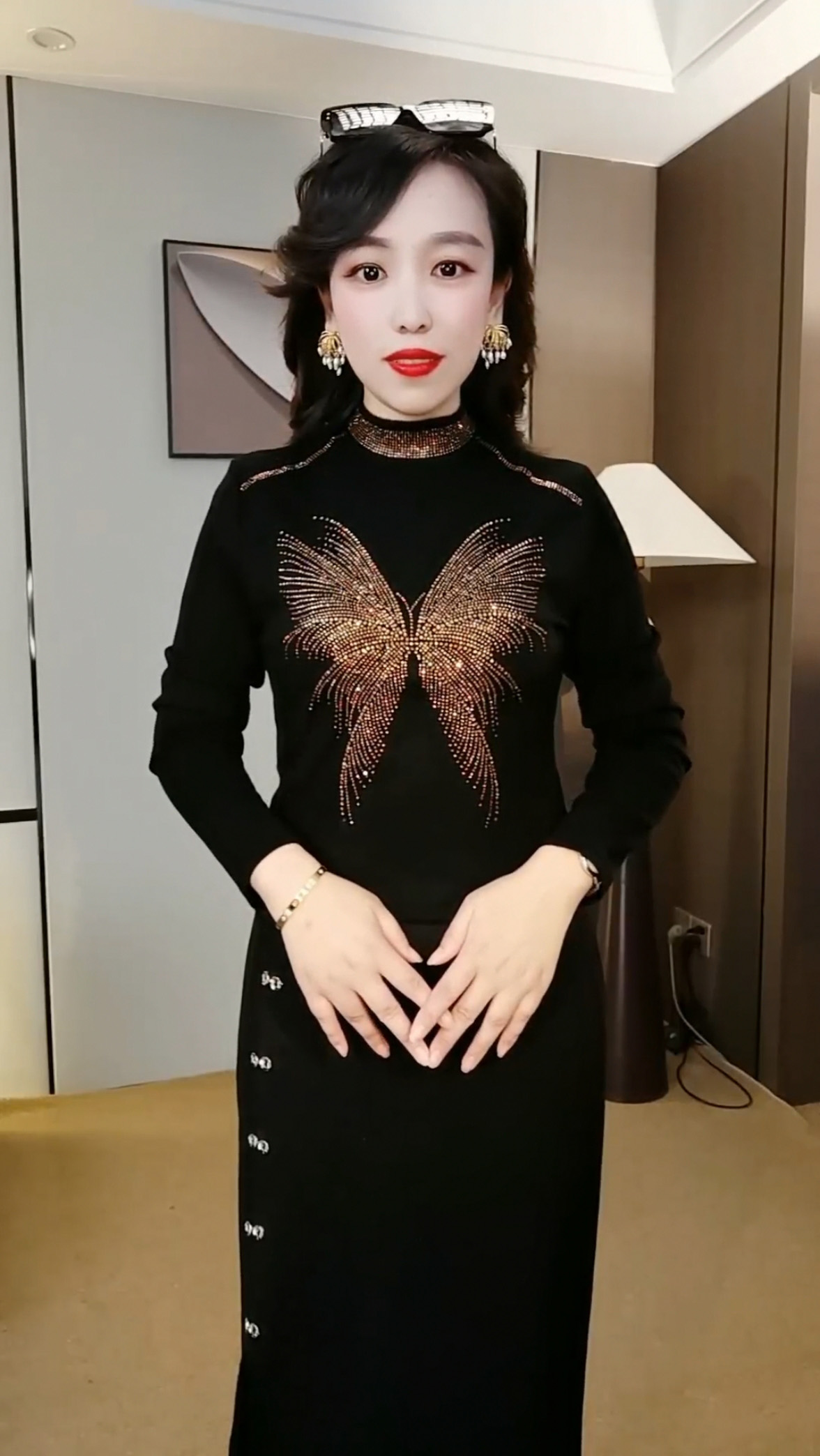 洋气百搭半高领打底衫秋冬加绒一体绒显瘦小衫