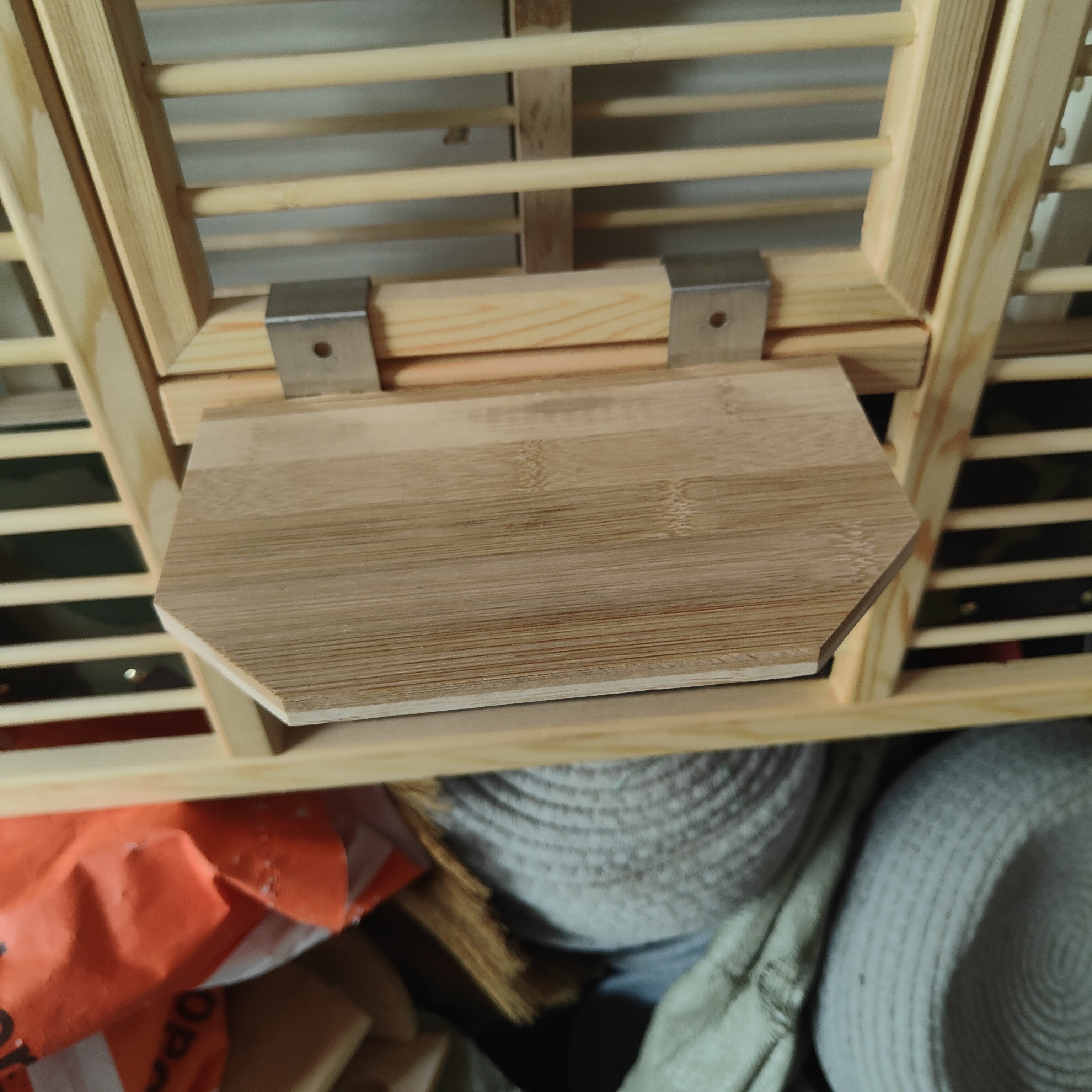 优质竹木打造的巢箱挂钩站架实用耐用（拍一发十）