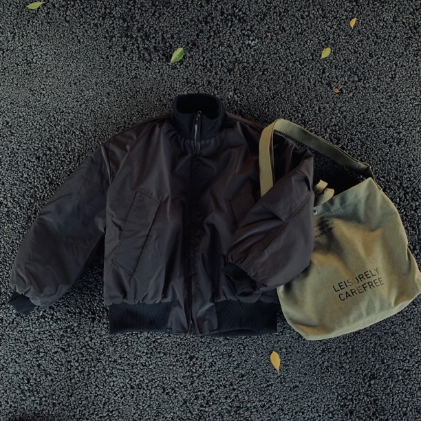 2025冬季立领防风螺纹下摆短款男夹克外套美式百搭冲锋衣面包服