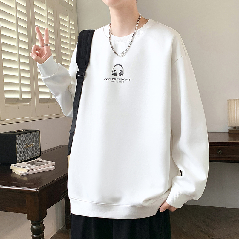 初高中生男孩卫衣时尚潮流百搭青少年学院风宽松帅气打底上衣服男