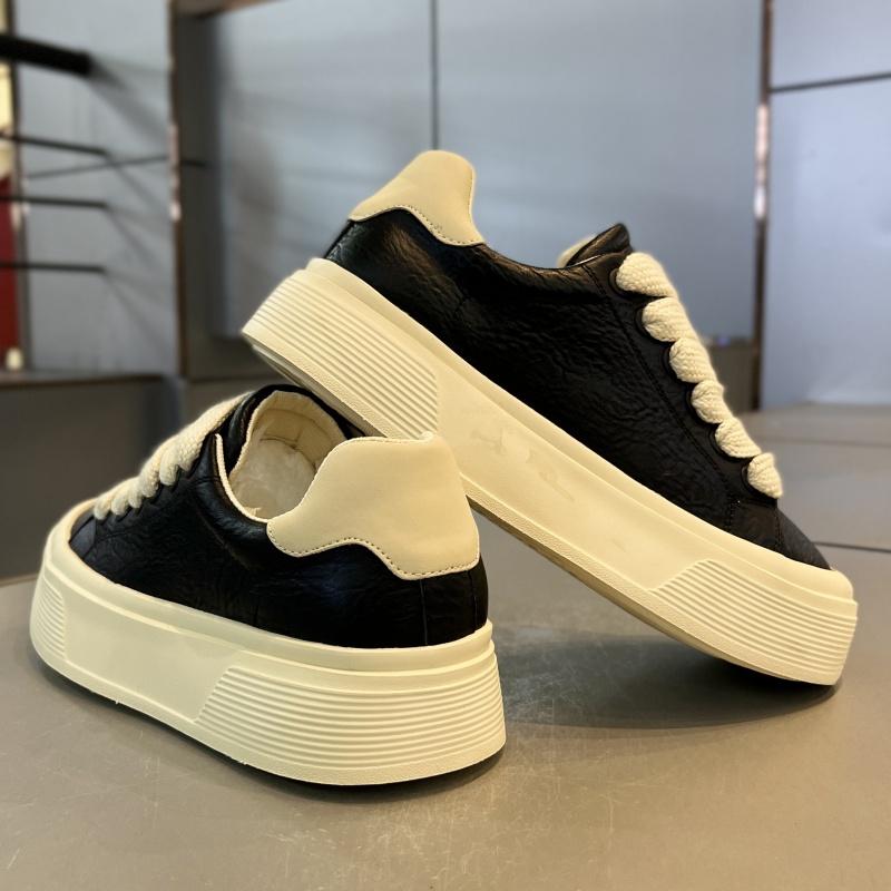 欧洲站韩版简约运动增高男鞋2025秋季新款时尚百搭透气厚底增高鞋