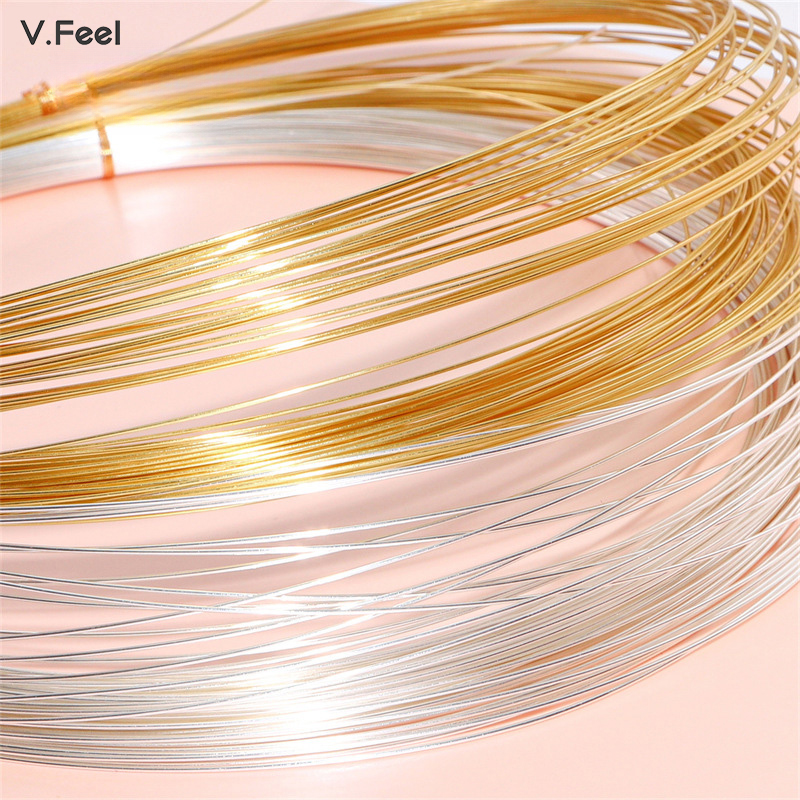 V.FEEL14k包金保色造型绕线铜丝线半硬批花线diy绕线饰品配件材料