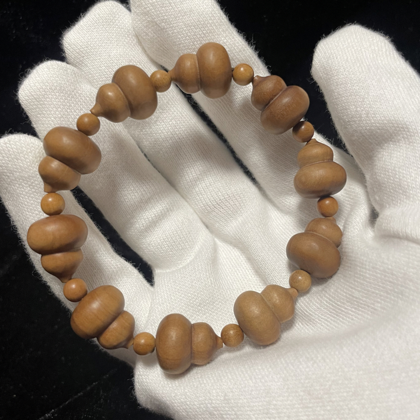 葫芦手串正宗印度迈索尔老山檀香