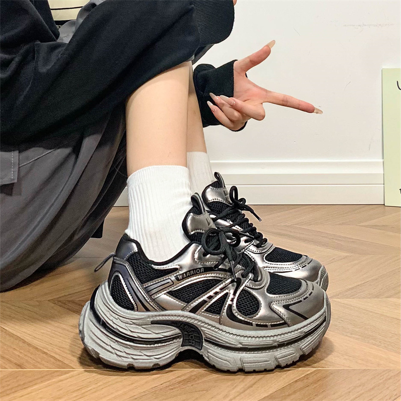 回力枪色老爹鞋网红废土风户外旅游鞋2026春季爆款运动休闲鞋子女