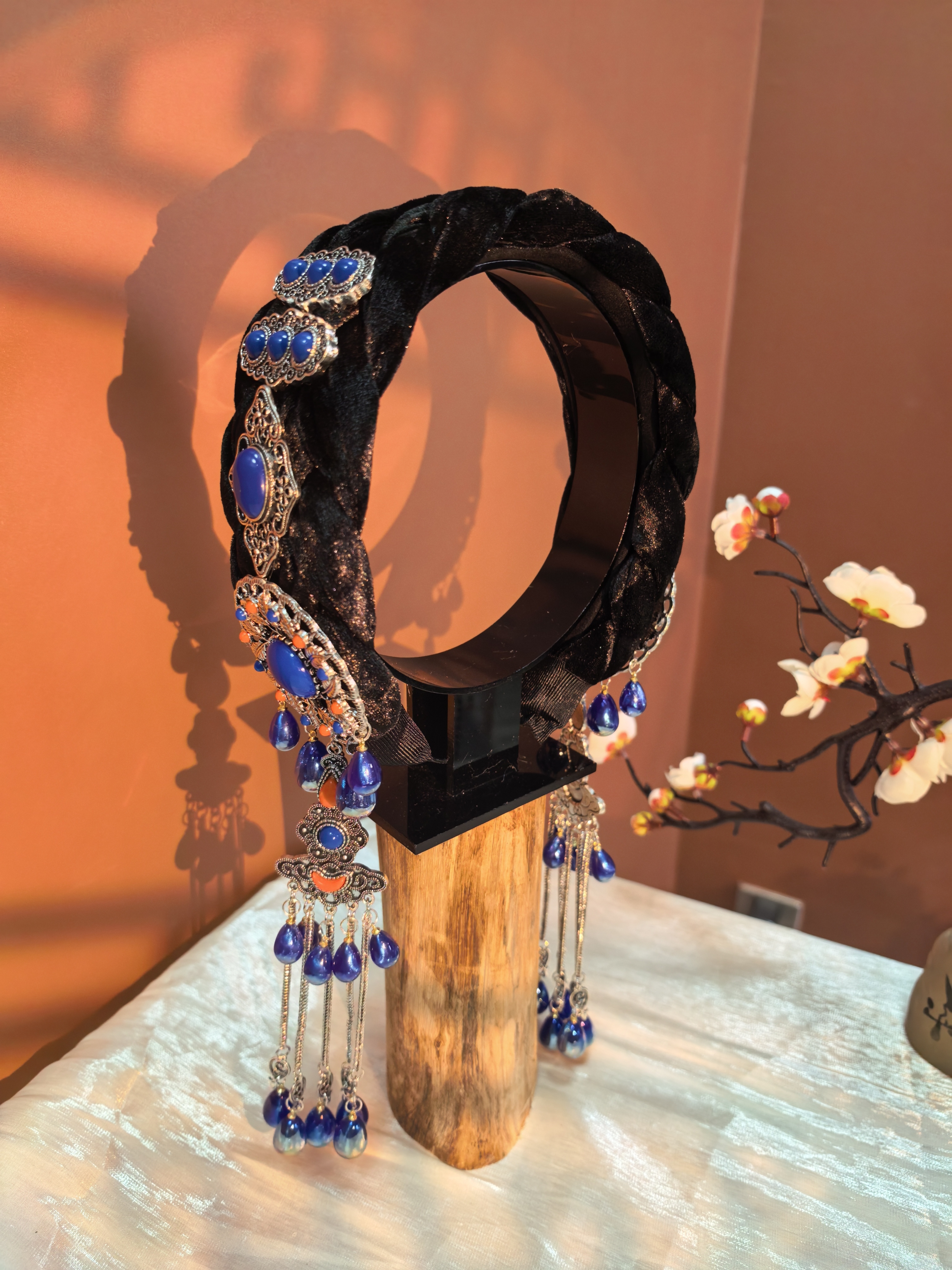 【蓝夫人】原创自制民族风发箍