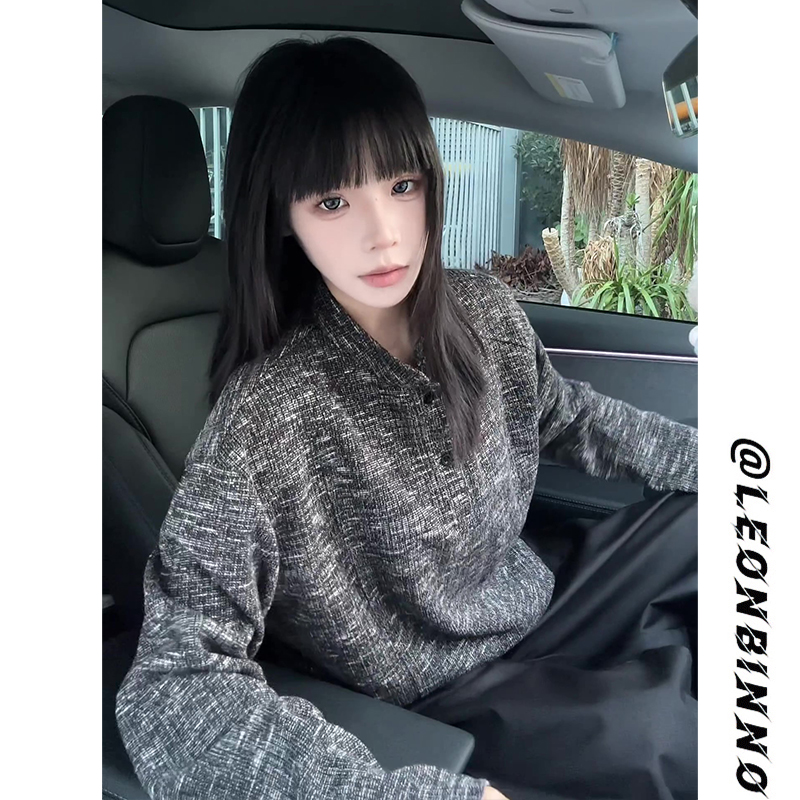【运费补贴+现货现发】亨利领正肩卫衣男秋季美式解构长袖T恤打底衫