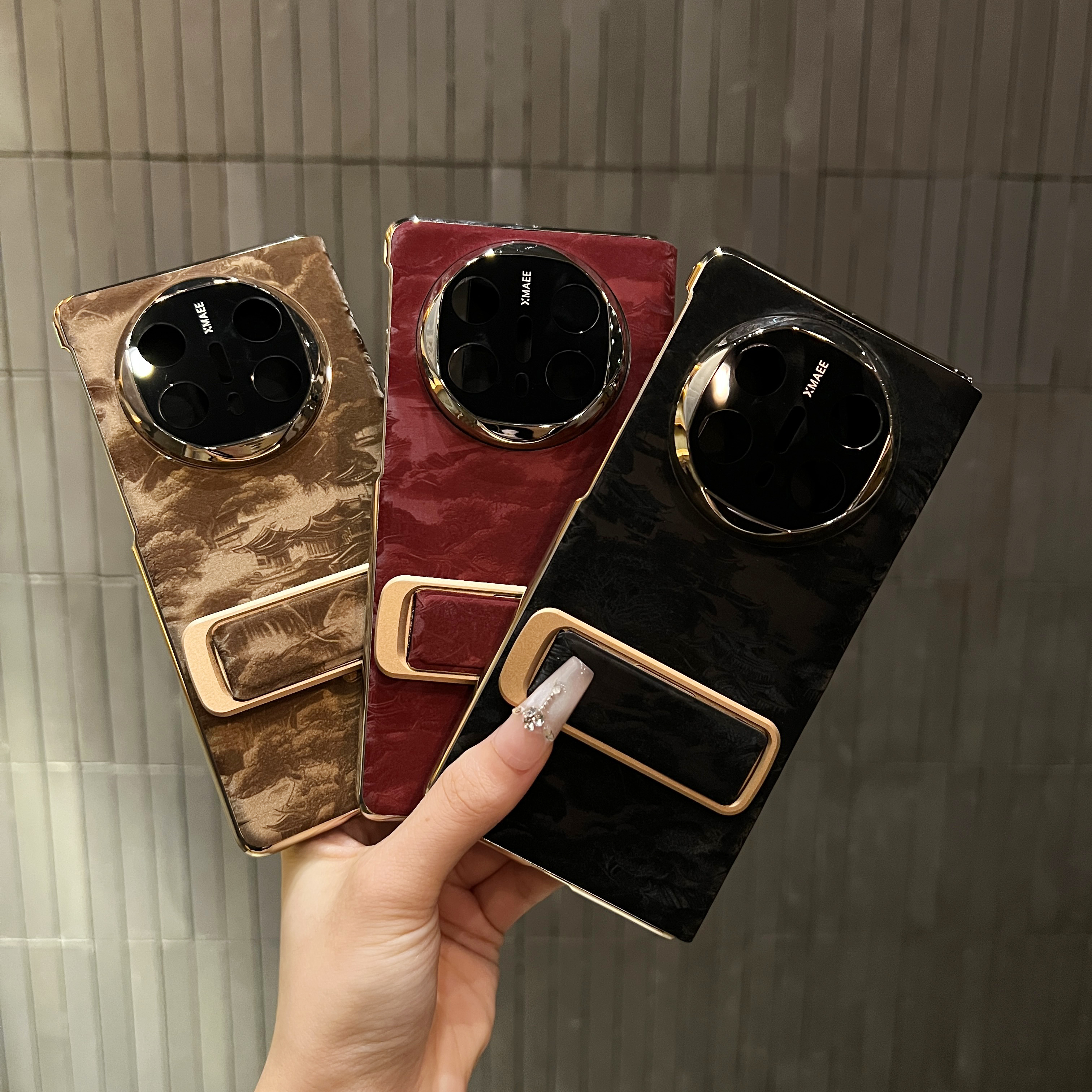 适用华为matex6折叠屏新款腕带视窗x5典藏版全包防摔翻盖x3保护套