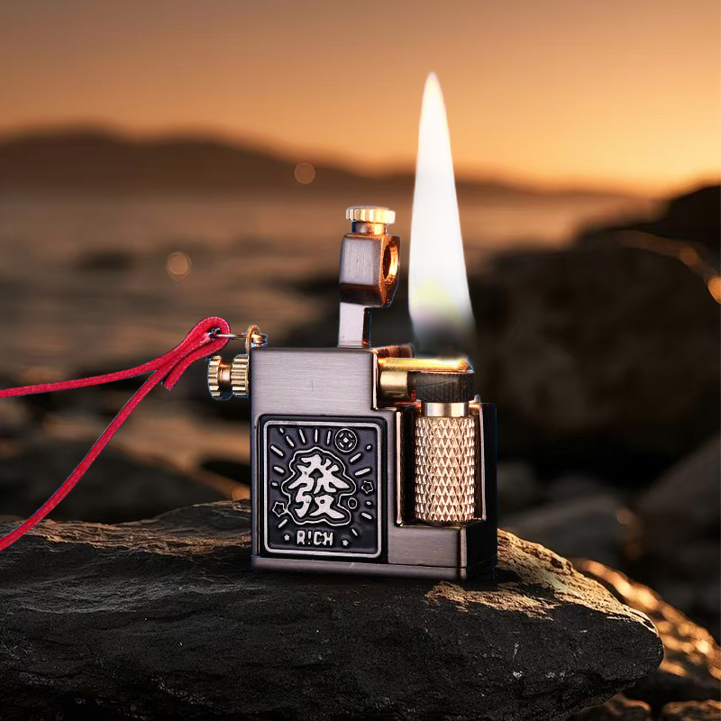 复古煤油打火机 创意防风打火机 迷你金属机身 工艺收藏级礼品