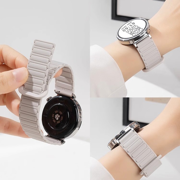 张婧仪同款通用华为手表gt5gt4Pro硅胶磁吸华为gt3表带watch表带