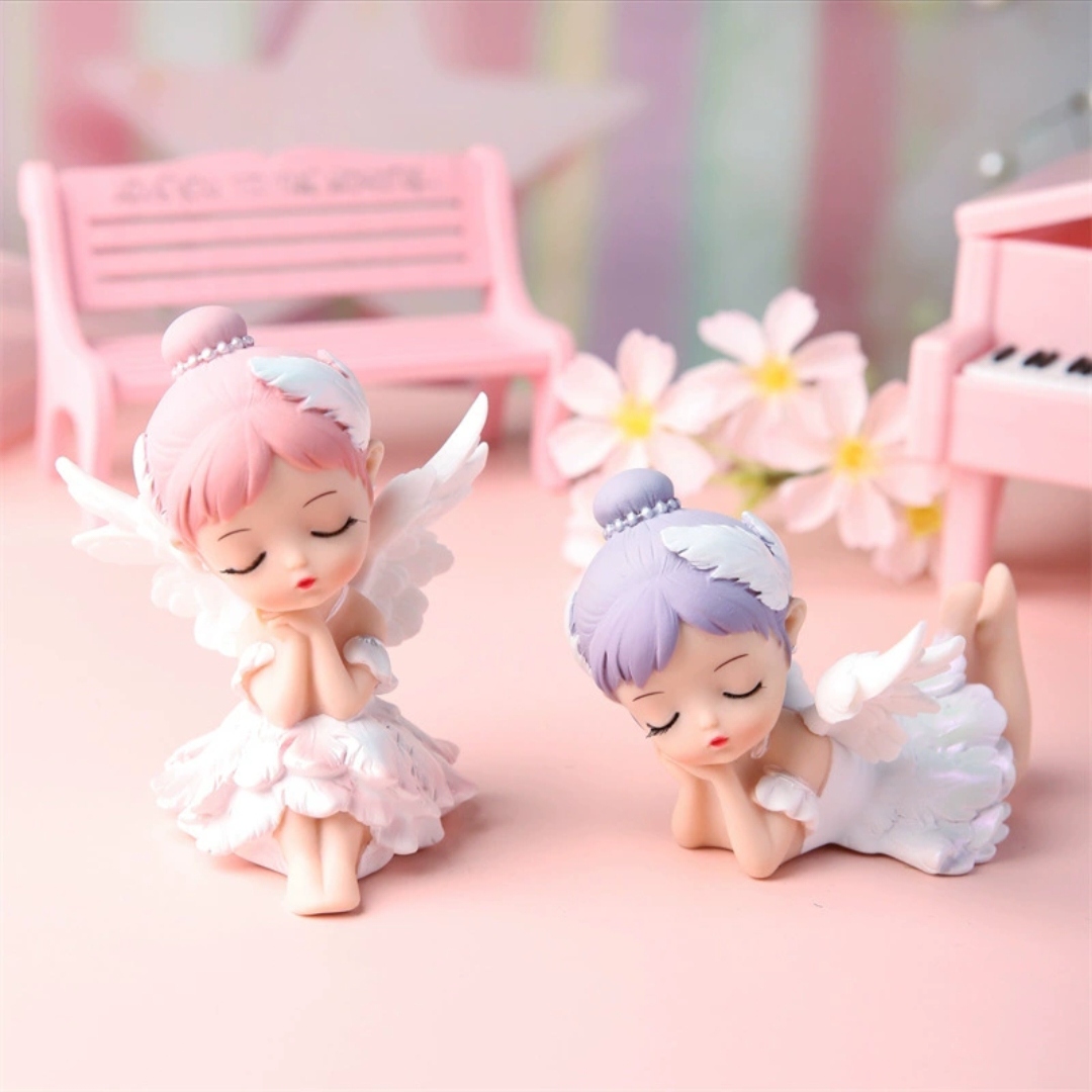 【凌先生】（主播推荐）娃娃摆件安妮 贝拉 装饰可爱卡通天使摆件