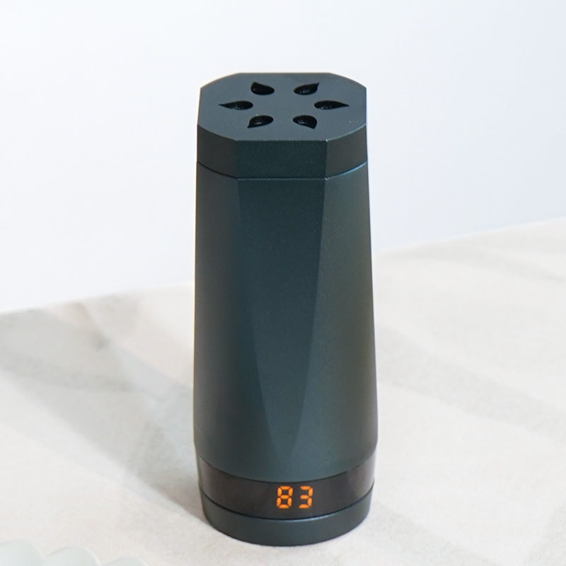 酉圆工坊中国尊品香器Type-C数显调温铝合金手持炉充电电子熏香炉