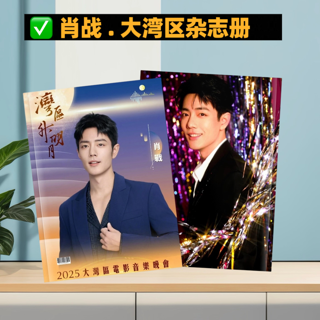 肖战大湾区写真杂志册生日写真集周边纪念册私人定制周边