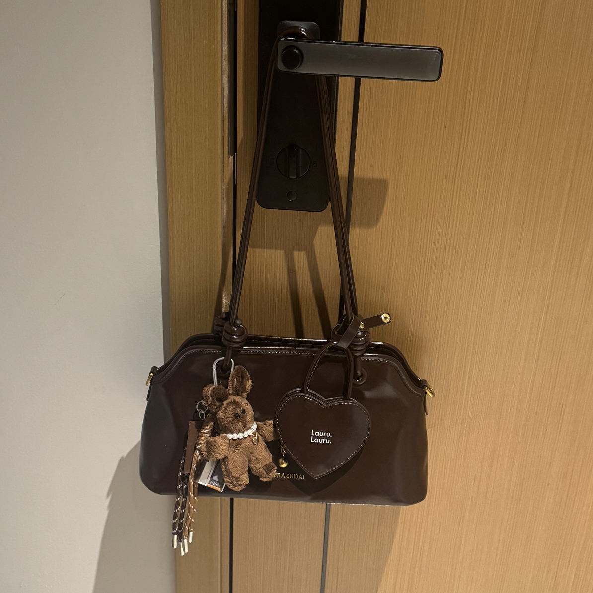 秋冬新品慵懒公文包高级光面小众设计腋下包百搭女包5662