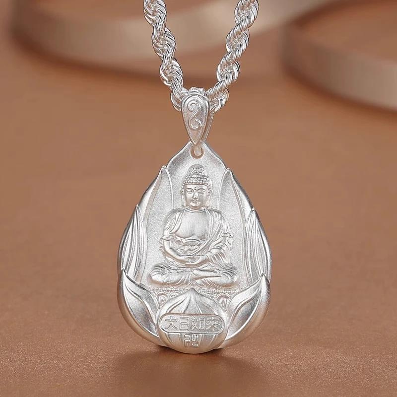 999本命佛吊坠男女款挂坠大日如来千手观音项甜美轻奢中国风