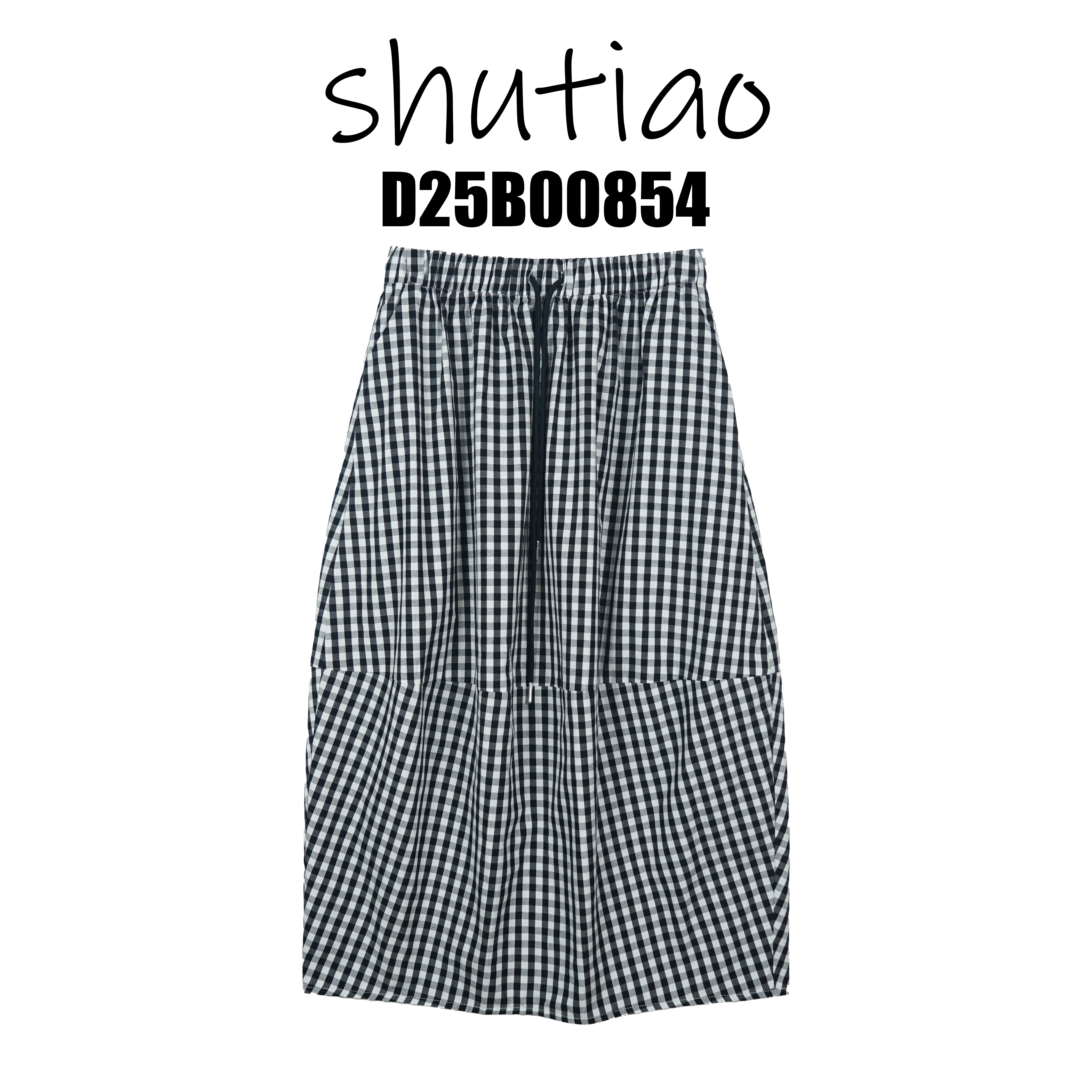 【SHUTIAO】2025春夏：新款小众设计款裙子D25B00854