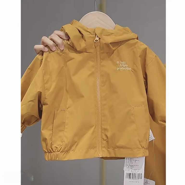 【三防软壳攀登冲锋外套 】婴儿衣服男女童秋冬季中小童上衣