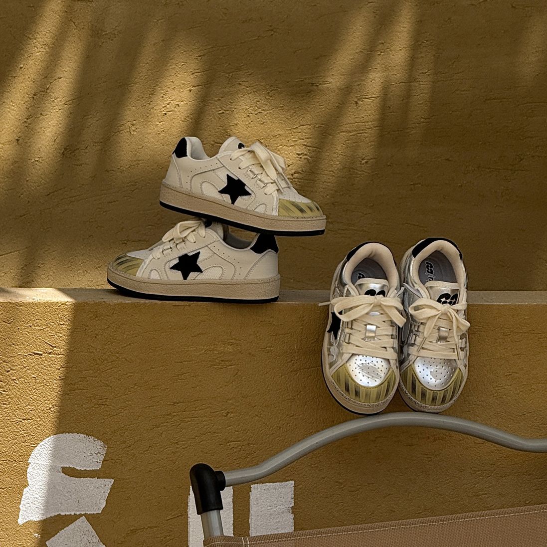 『StarGlitz』星星儿童板鞋复古做旧脏脏童鞋春秋 256375