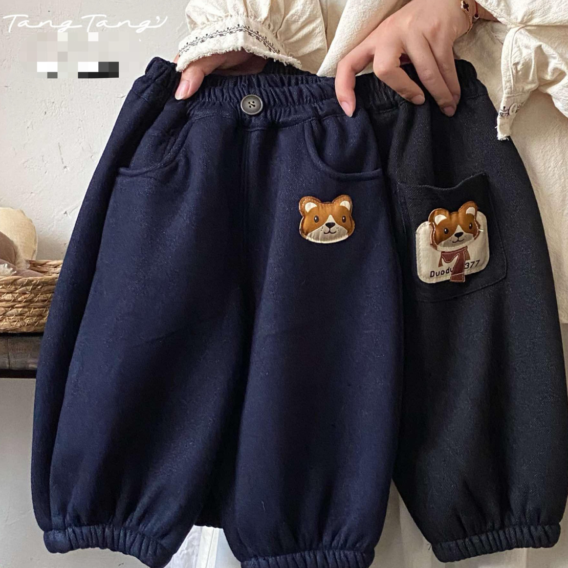 儿童小童裤加绒裤舒适休闲