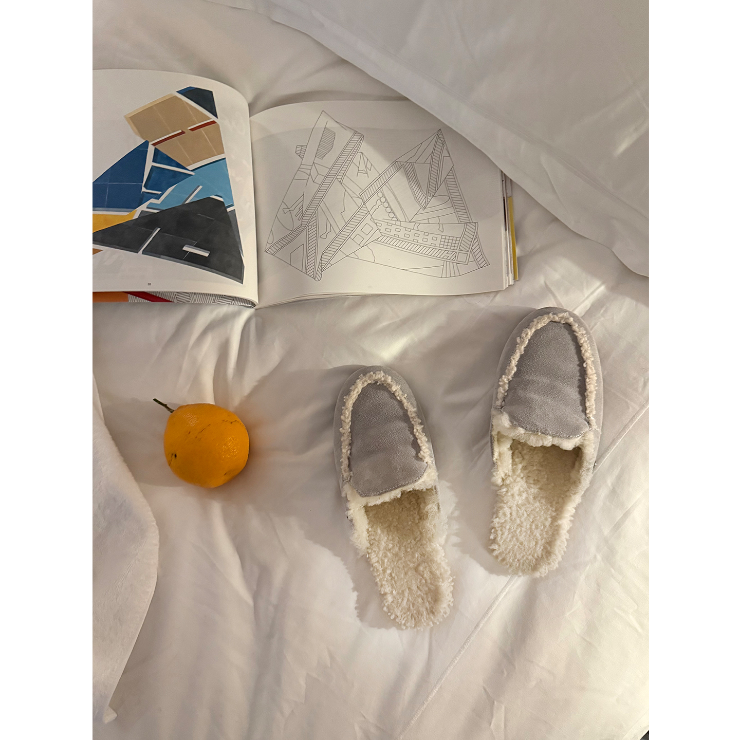 KEEP KAPU靠谱【保暖神器】牛反绒羊毛里保暖毛拖鞋单鞋KP253793