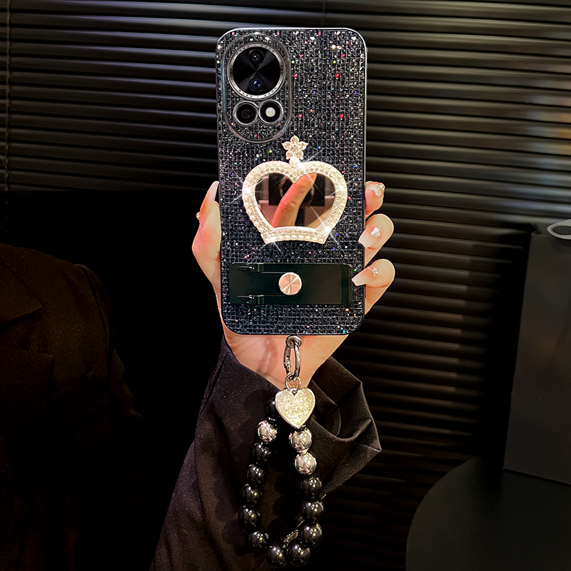 适用于华为nova13闪钻皇冠手机壳nova13pro带支架外壳爆款