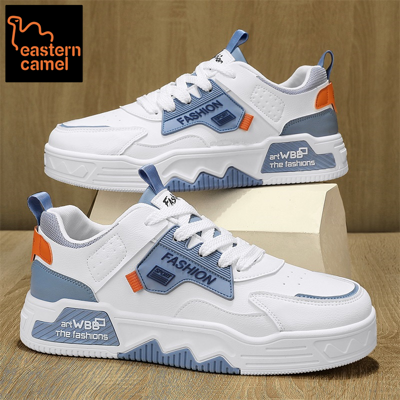 东方骆驼男鞋2025新款秋冬季青少年运动休闲板鞋百搭增高小白潮鞋