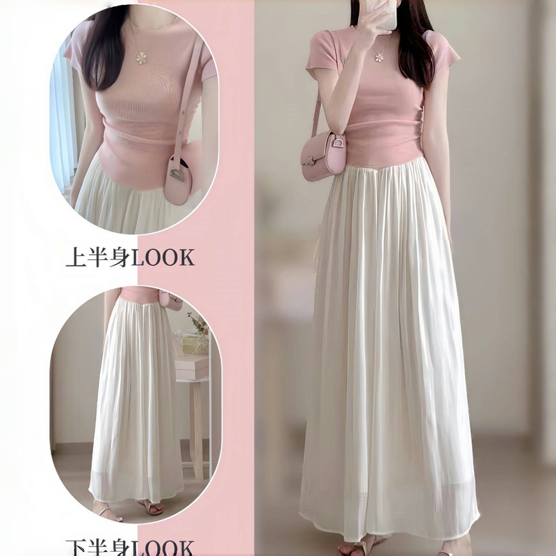 2025夏装新款爆款法式时尚气质休闲网红洋气衣服炸街女装裙子套装