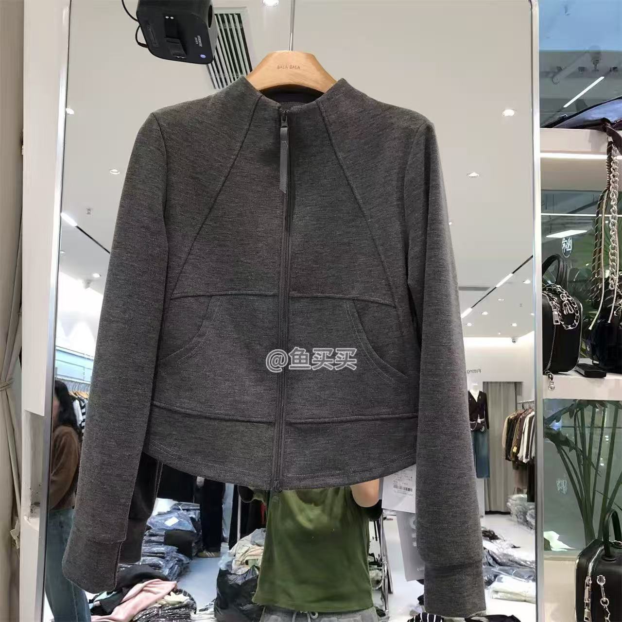 韩系简约立领拉链长袖卫衣开衫2025秋冬季新款双腰线显瘦百搭上衣