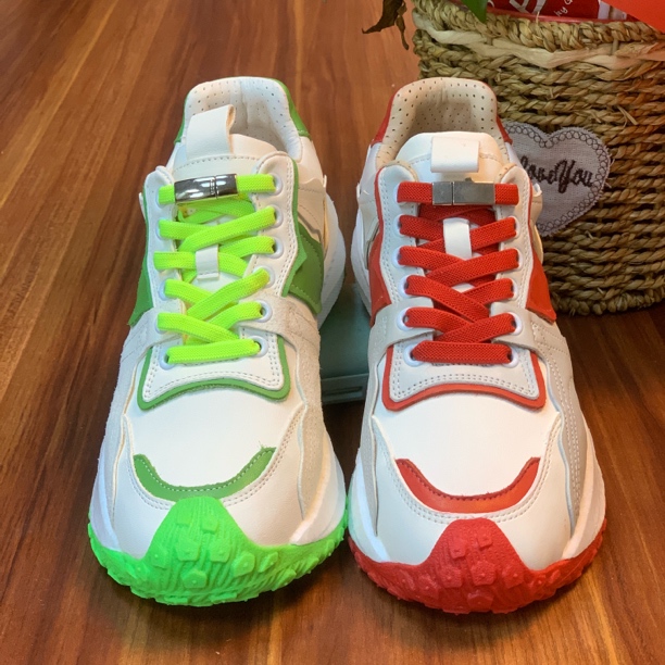 新款拼色马皮鞋子时尚百搭休闲情侣款防臭户外增高耐磨ins潮流鞋