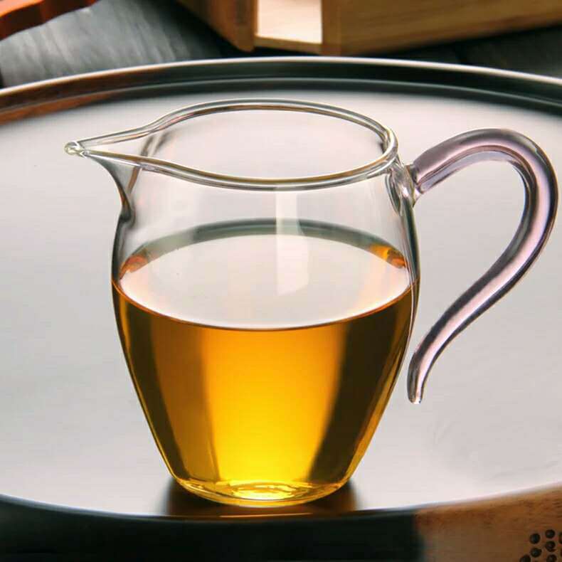 公道杯功夫茶具配件茶海分茶器茶漏加厚玻璃耐热透明泡茶过滤