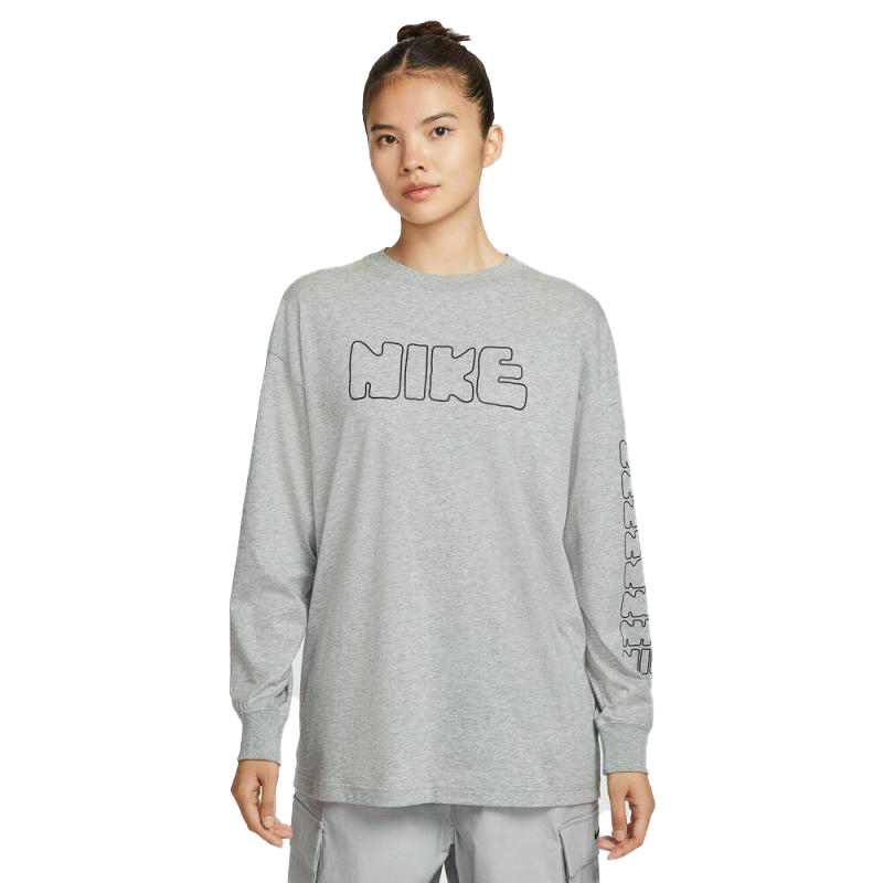 NIKE耐克女子AS W NSW LS GCEL针织无领长T恤II0461-063