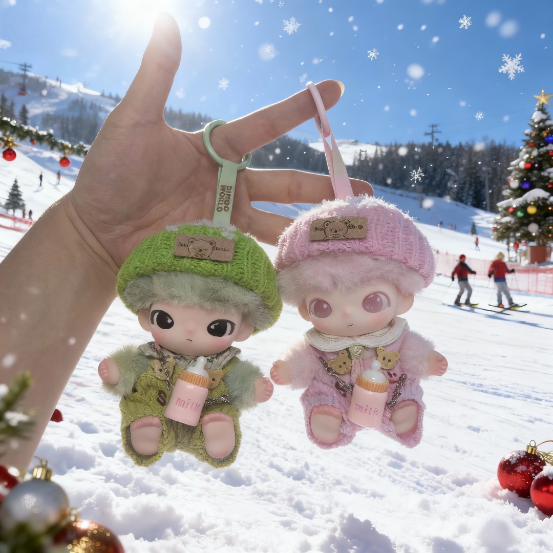 dimoo娃衣新生日记坐姿新品Dimoo搪胶衣服帽子小奶瓶替换套装