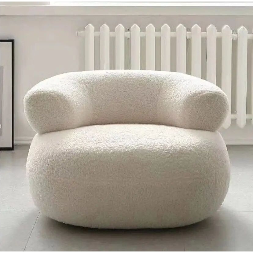 奶油风家用小凳子沙发凳客厅茶几旁边矮凳小板凳圆凳靠背椅换鞋凳