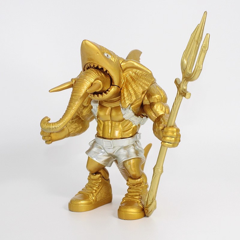 【新款】山海经海王鲨鱼融合怪手办儿童玩具木棍人摆件山海经融合版