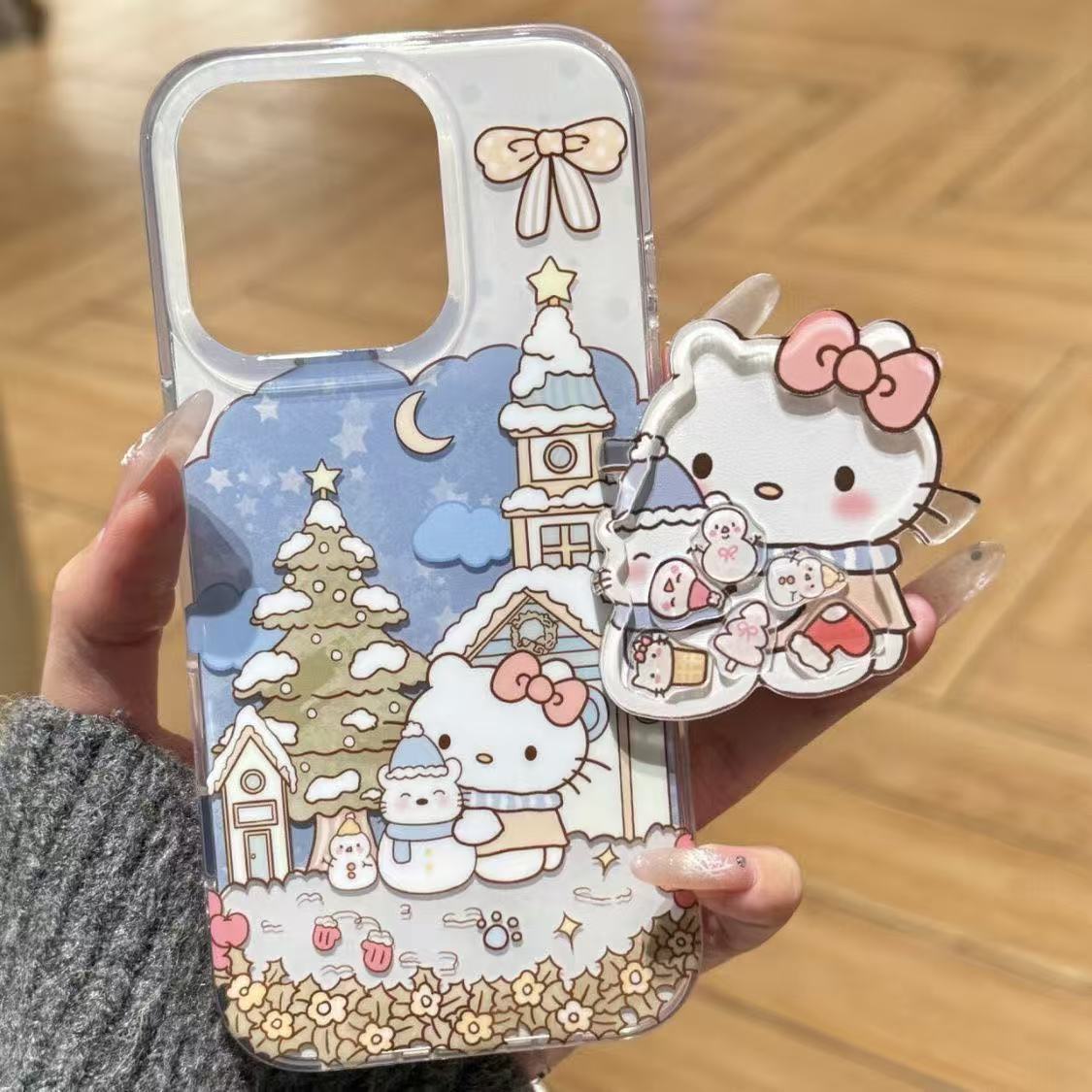 围巾KT适用苹果iphone17/16软壳OPPO荣耀华为小米vivo手机