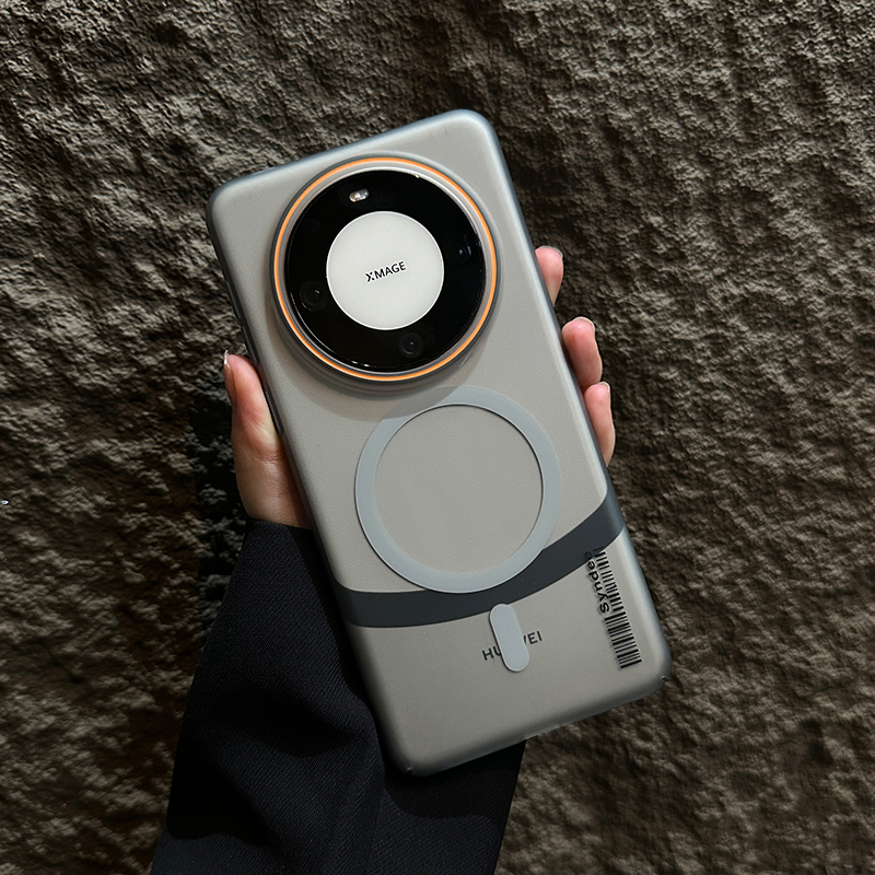 适用华为mate60pro+磁吸手机壳新款超薄mate70柔砂肤感50防摔硬壳