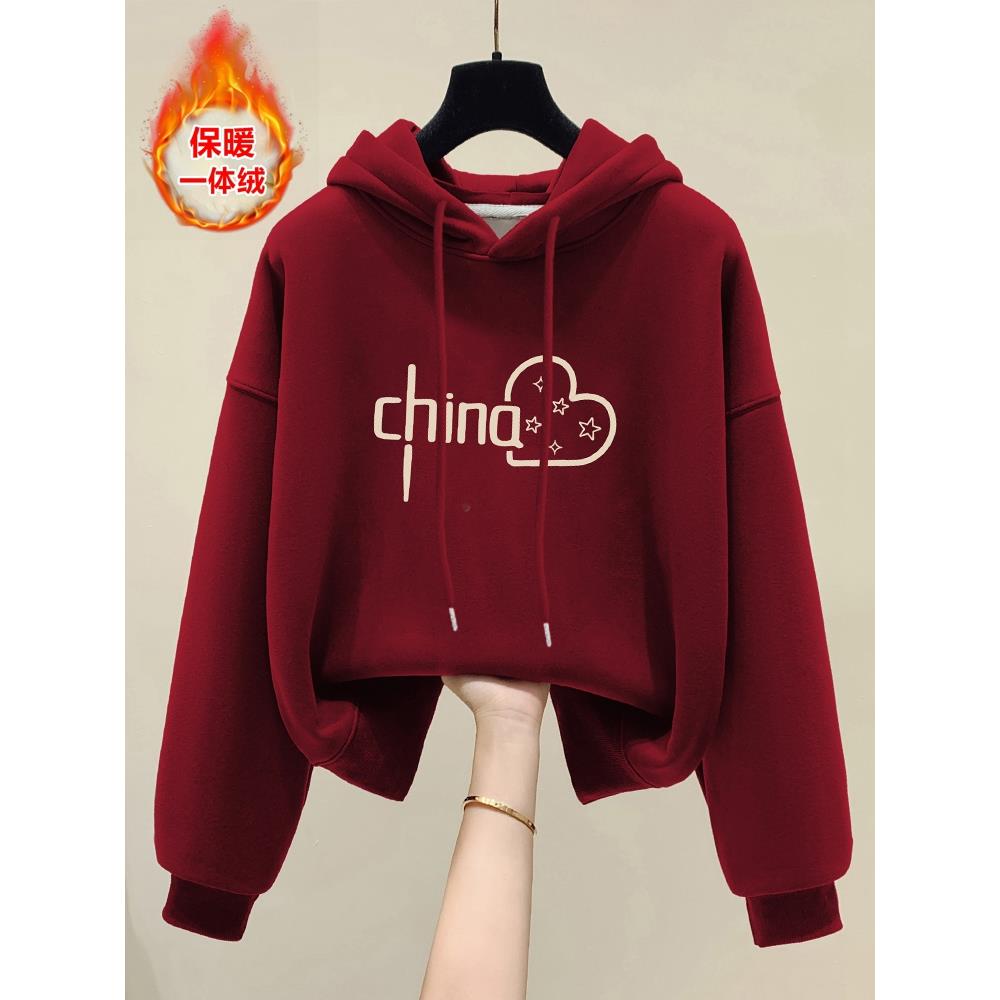 【奥莱撤柜】山东凯摩冬季连帽运动衫2025新款秋冬休闲松绒加厚夹克