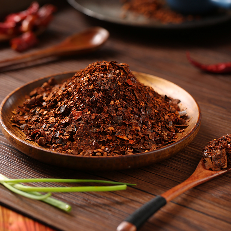 贵州柴火糊辣椒面手搓捣碎可作水煮菜蘸料农家火锅蘸水导游下饭菜
