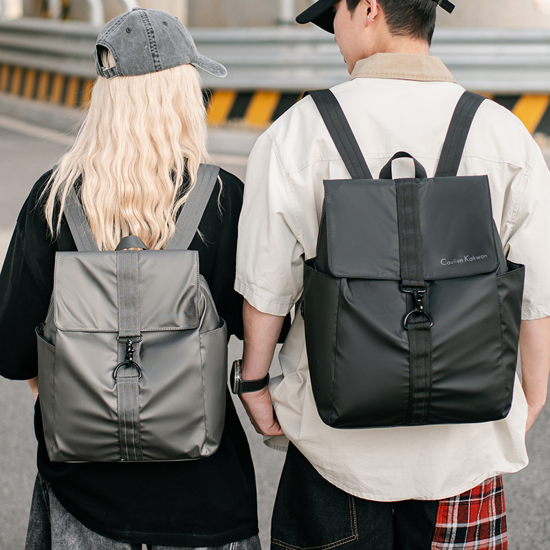 男女通用轻奢大容量旅行双肩包简约时尚背包学生书包防水电脑包潮