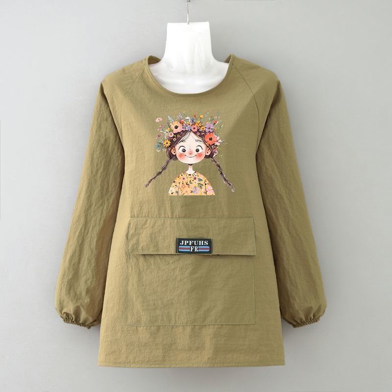 新款防泼水围裙厨房透气时尚围裙家用定制专用做饭防污餐饮工作服